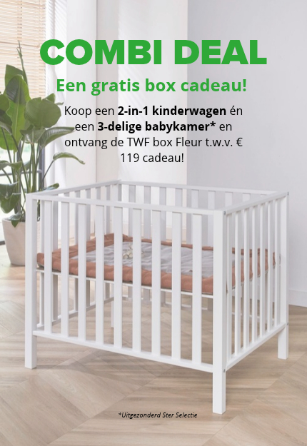 Combi deal - 2-in1 kinderwagen + complete babykamer
