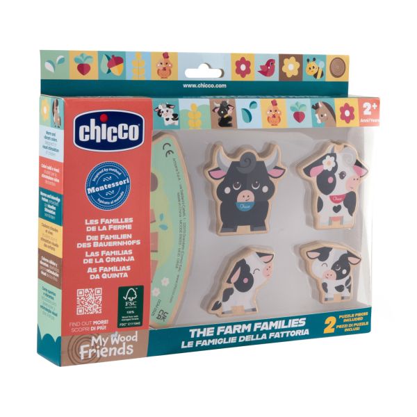 Chicco My Wood Friends Boerderijvrienden - Koeien