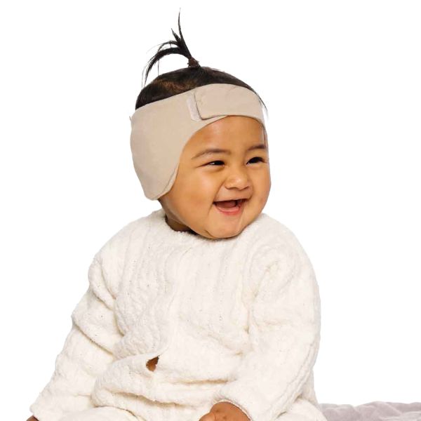 Dooky Baby Oorbescherming Hoofdband - 6-12 mnd – Beige
