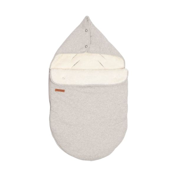 Little Dutch Voetenzak Autostoel 0+ Pure Grey