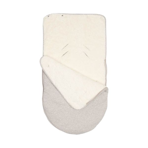 Little Dutch Voetenzak Autostoel 0+ Pure Grey