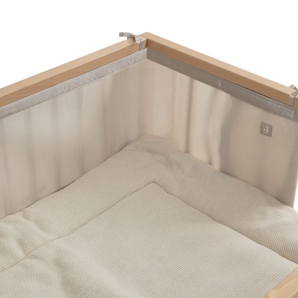 Jollein Boxbumper - Mesh - 220x30 cm - Sand
