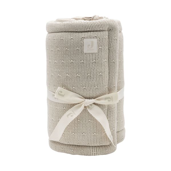 Jollein Sprinkle Knit Boxbumper - 180 x 30 cm - Sand Jollein Sprinkle Knit Boxbumper - 180 x 30 cm - Sand