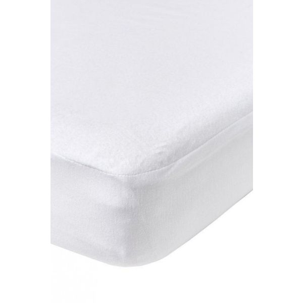 Meyco Molton Hoeslaken Baby PU Waterdicht Wit 60 x 120 cm