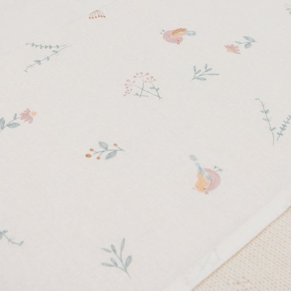 Jollein Lovely Birds Ledikantlaken - 120 x 150 cm