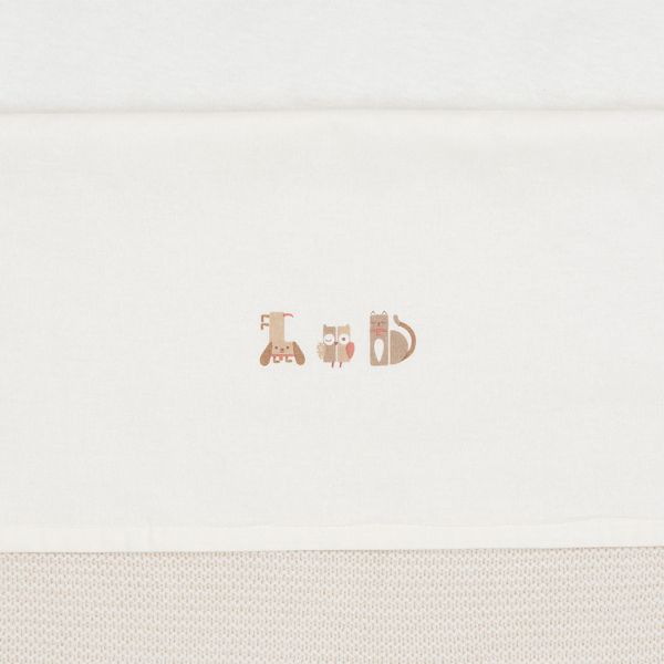 Jollein Laken Ledikant - Animal Friends - 120x150 cm Jollein Laken Ledikant - Animal Friends - 120x150 cm