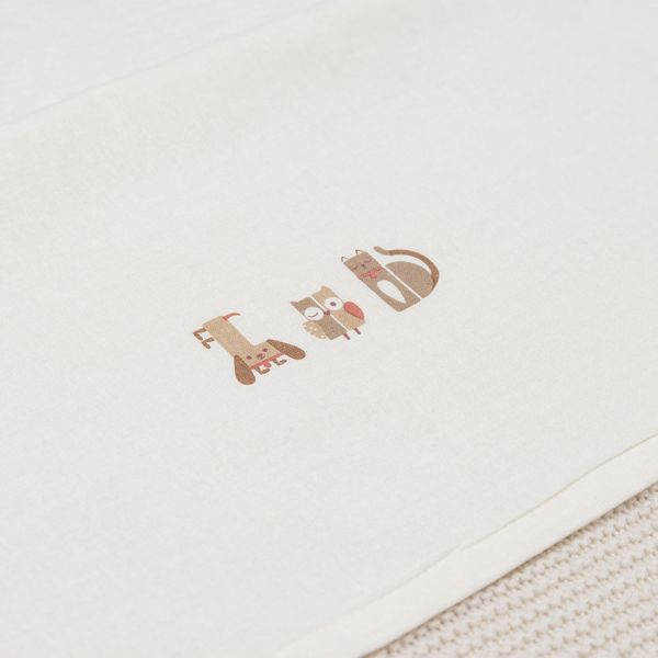 Jollein Laken Ledikant - Animal Friends - 120x150 cm Jollein Laken Ledikant - Animal Friends - 120x150 cm