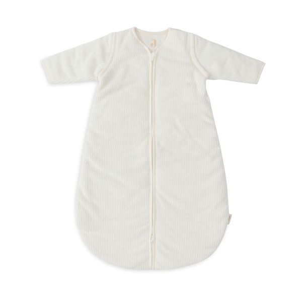 Jollein Slaapzak Winter Met Afritsbare Mouw Rond - 70 cm - Rib - Ivory Jollein Slaapzak Winter Met Afritsbare Mouw Rond - 70 cm - Rib - Ivory