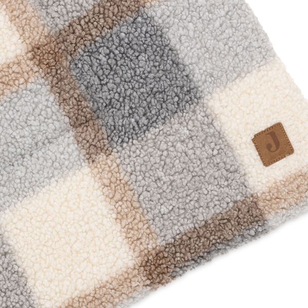 Jollein Boxkleed Boucle - 75 x 95 cm - Check Jollein Boxkleed Boucle - 75 x 95 cm - Check