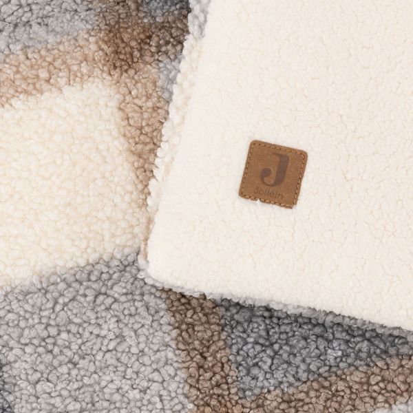 Jollein Boxkleed Boucle - 75 x 95 cm - Check Jollein Boxkleed Boucle - 75 x 95 cm - Check