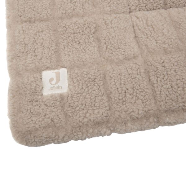 Jollein Boxkleed Box Teddy - Warm Sand - 75×95 cm Jollein Boxkleed Box Teddy - Warm Sand - 75×95 cm