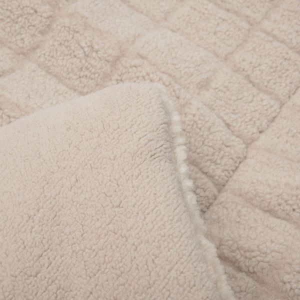 Jollein Boxkleed Box Teddy - Warm Sand - 75×95 cm Jollein Boxkleed Box Teddy - Warm Sand - 75×95 cm