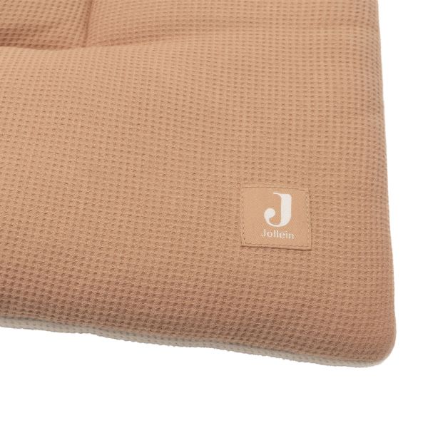 Jollein Boxkleed - Little Waffle - 75 x 95 cm - Light Terra/Sand