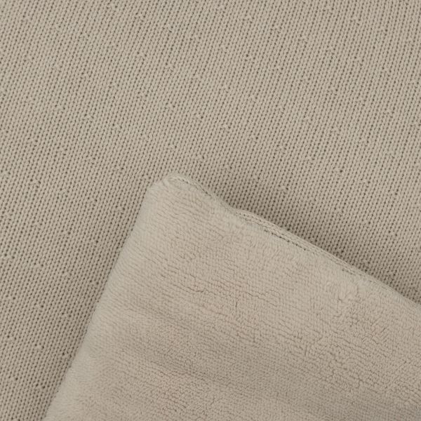 Jollein Sprinkle Knit Boxkleed - 75 x 95 cm - Sand