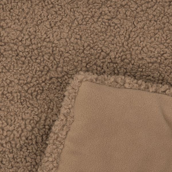 Jollein Curlé Boxkleed - 75 x 95 cm - Dark Hazel Jollein Curlé Boxkleed - 75 x 95 cm - Dark Hazel
