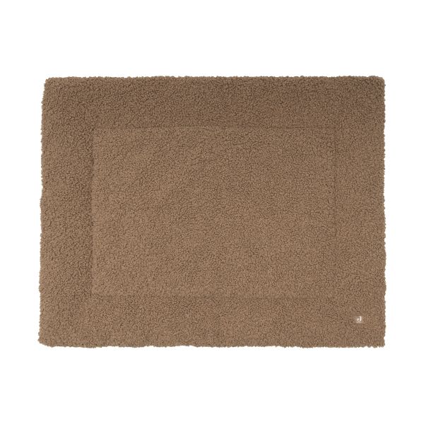 Jollein Curlé Boxkleed - 75 x 95 cm - Dark Hazel Jollein Curlé Boxkleed - 75 x 95 cm - Dark Hazel