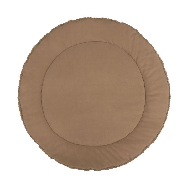 Jollein Rond Boxkleed - Curlé - Ø 95 cm - Dark Hazel Jollein Rond Boxkleed - Curlé - Ø 95 cm - Dark Hazel