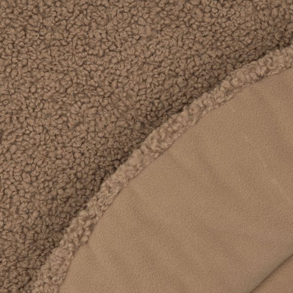 Jollein Rond Boxkleed - Curlé - Ø 95 cm - Dark Hazel Jollein Rond Boxkleed - Curlé - Ø 95 cm - Dark Hazel