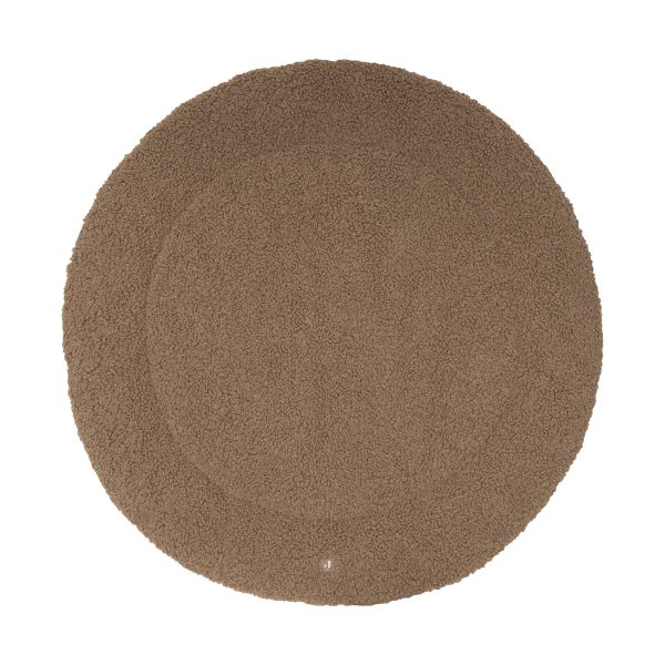 Jollein Rond Boxkleed - Curlé - Ø 95 cm - Dark Hazel Jollein Rond Boxkleed - Curlé - Ø 95 cm - Dark Hazel