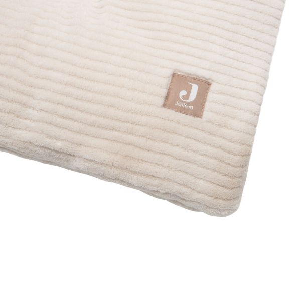 Jollein Boxkleed Box Cloudy Rib - Oatmeal - 100×100 cm