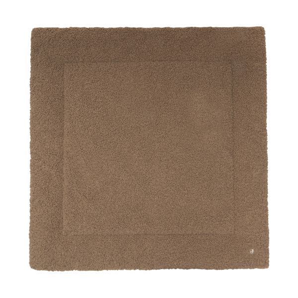 Jollein Boxkleed - Curlé - 100 x 100 cm - Dark Hazel Jollein Boxkleed - Curlé - 100 x 100 cm - Dark Hazel