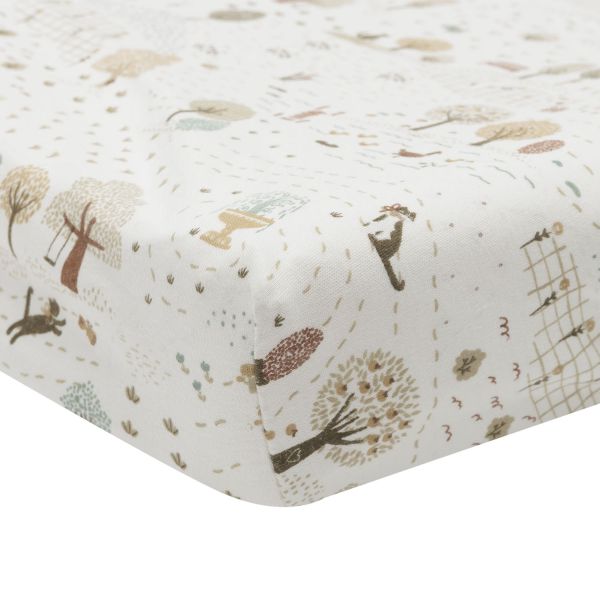 Jollein Aankleedkussenhoes - Tiny Park - 50x70 cm - Jersey