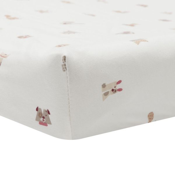 Jollein Aankleedkussenhoes - Animal Friends - 50x70 cm - Jersey