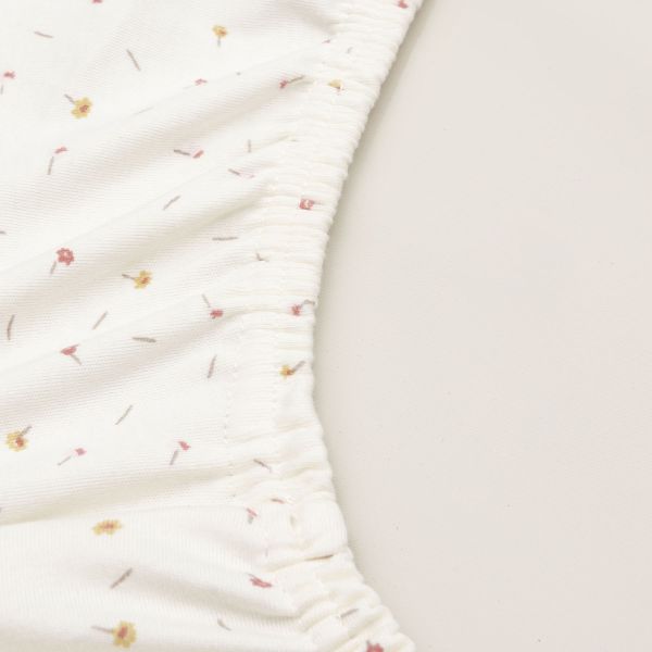 Jollein Aankleedkussenhoes - Jersey - 50 x 70 cm - Pretty Picnic Flower Drops