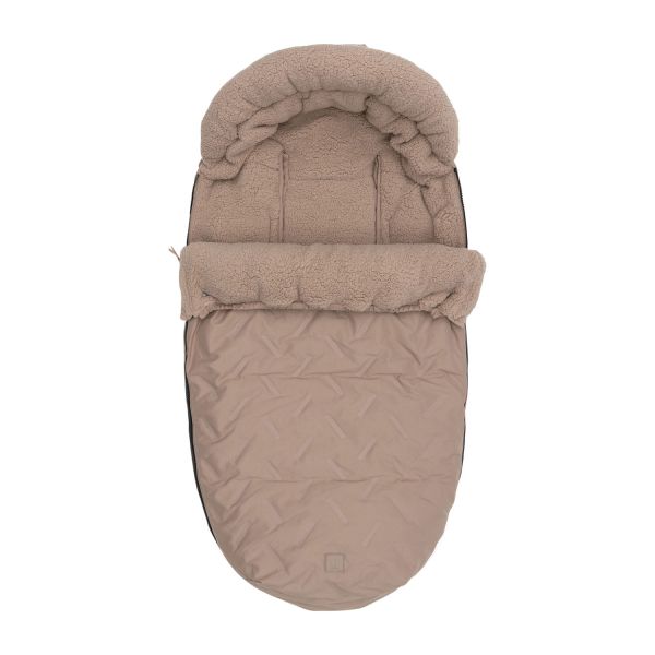 Jollein Voetenzak Buggy/Kinderwagen Embossed – Milky Coffee