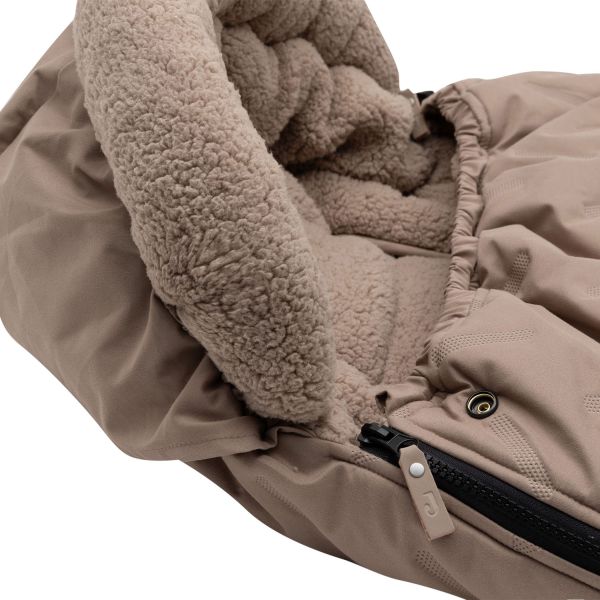 Jollein Voetenzak Buggy/Kinderwagen Embossed – Milky Coffee