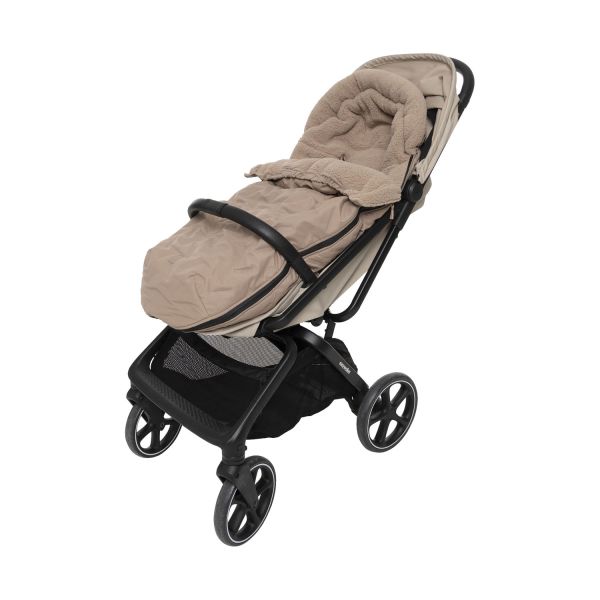 Jollein Voetenzak Buggy/Kinderwagen Embossed – Milky Coffee