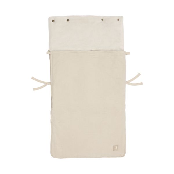 Jollein Voetenzak Little Waffle Sand Groep 0+ - 3/5-Punts Gordel