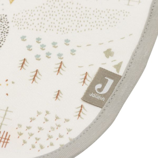 Jollein Slab Jersey Waterproof - Tiny Park - 5 Stuks Jollein Slab Jersey Waterproof - Tiny Park - 5 Stuks