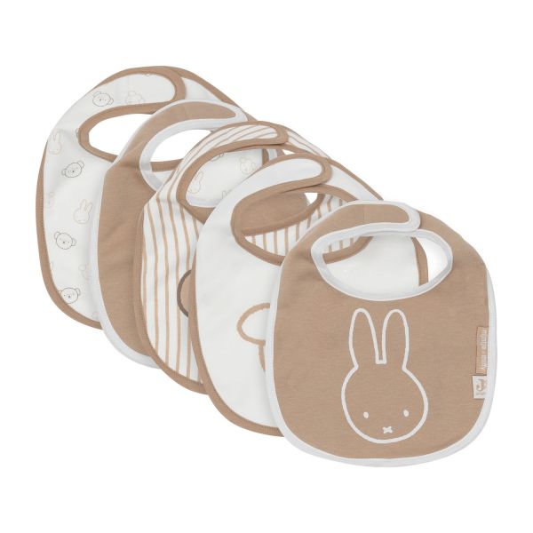 Jollein Slab Jersey Waterproof - Miffy Heads - 5 Stuks