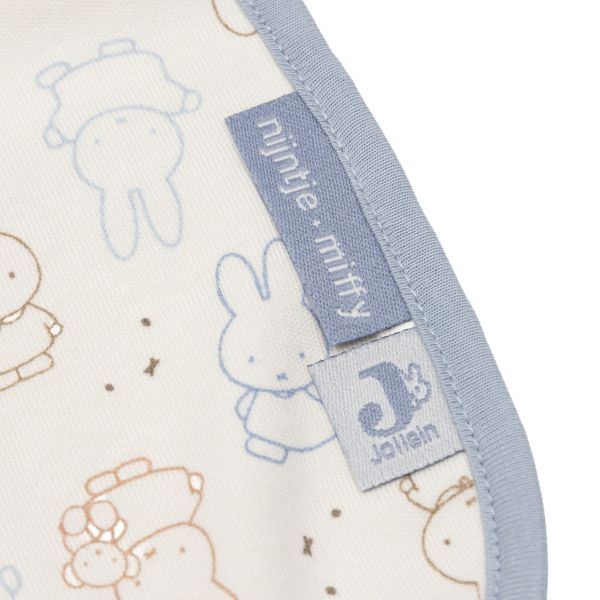 Jollein Nijntje Moments Waterproof Jersey Slab - 5 Stuks - Cloudy Blue Jollein Nijntje Moments Waterproof Jersey Slab - 5 Stuks - Cloudy Blue
