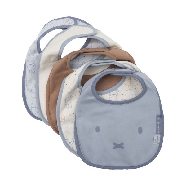 Jollein Nijntje Moments Waterproof Jersey Slab - 5 Stuks - Cloudy Blue Jollein Nijntje Moments Waterproof Jersey Slab - 5 Stuks - Cloudy Blue