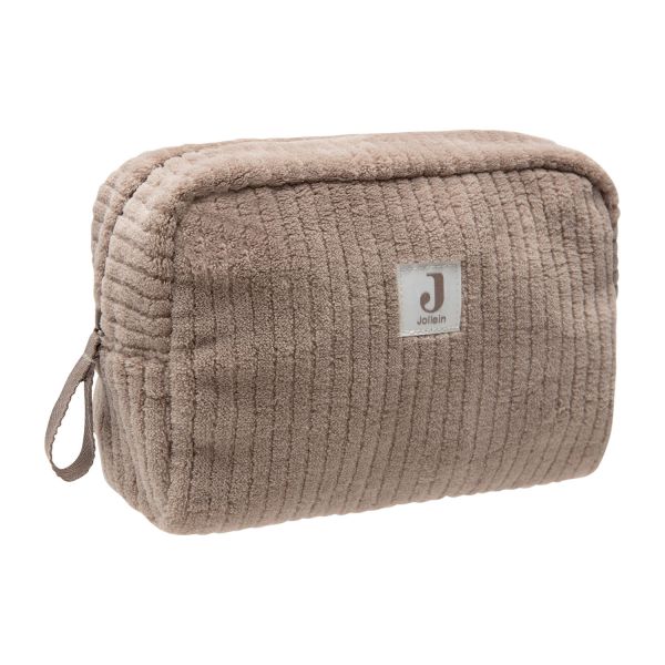 Jollein Etui - Cloudy Rib - Milky Coffee Jollein Etui - Cloudy Rib - Milky Coffee