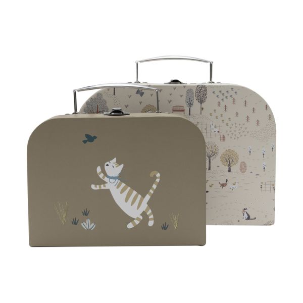 Jollein Speelkoffertje – Tiny Park – 2 Stuks