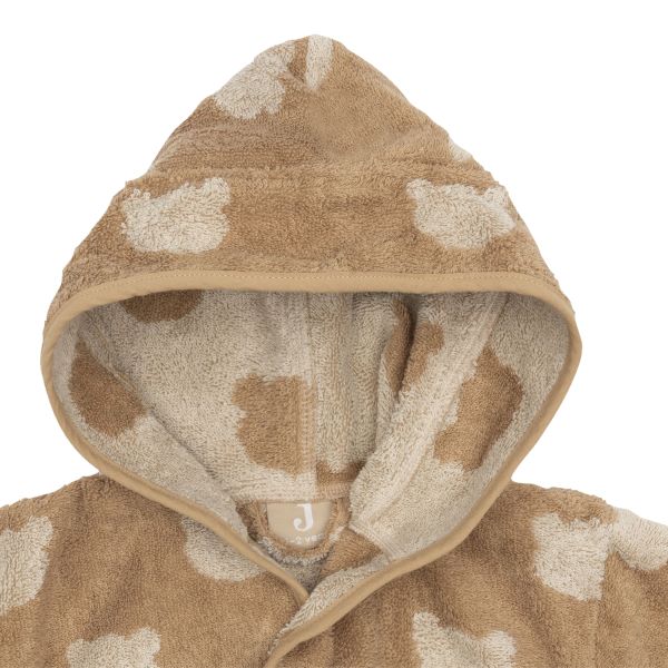 Jollein Badjas Badstof Jacquard Teddy Bear 1-2 jaar
