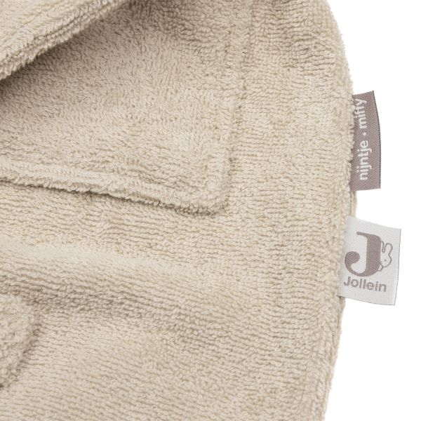 Jollein Badjas Badstof Miffy Warm Sand 1-2 jaar Jollein Badjas Badstof Miffy Warm Sand 1-2 jaar