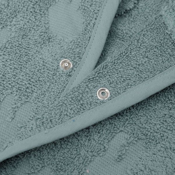 Jollein Miffy Jacquard Badjas - 3-4 Jaar - Badstof - Sea Green