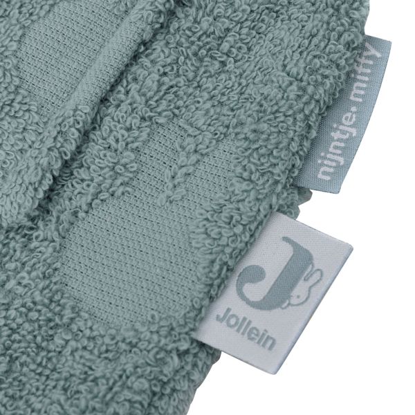 Jollein Miffy Jacquard Badjas - 3-4 Jaar - Badstof - Sea Green