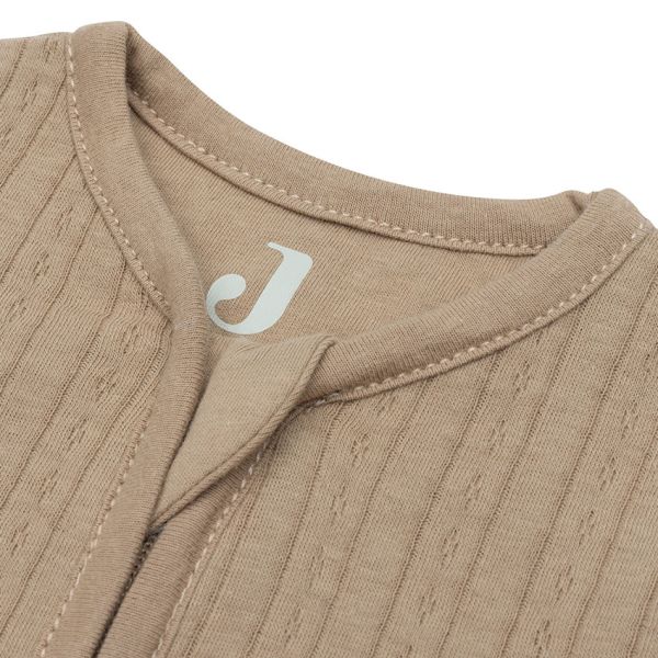 Jollein Slaapzak Zomer Met Afritsbare Mouw - 60 cm - Ajour Biscuit