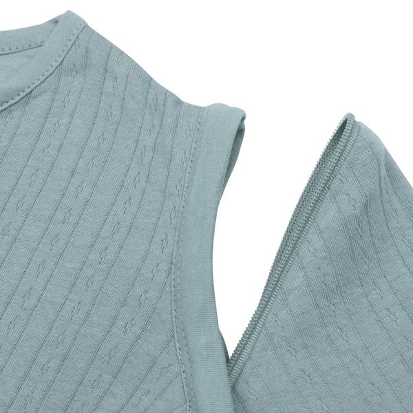 Jollein Slaapzak Zomer Met Afritsbare Mouw - 90 cm - Ajour Seagreen