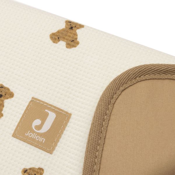 Jollein Verschoningsmat - Mini Teddy Bear Little Waffle Jollein Verschoningsmat - Mini Teddy Bear Little Waffle