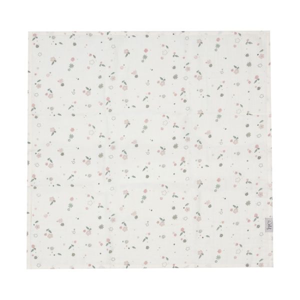 Witlof For Kids Vintage Flowers Hydrofiele Doek - 65 x 65 cm Witlof For Kids Vintage Flowers Hydrofiele Doek - 65 x 65 cm