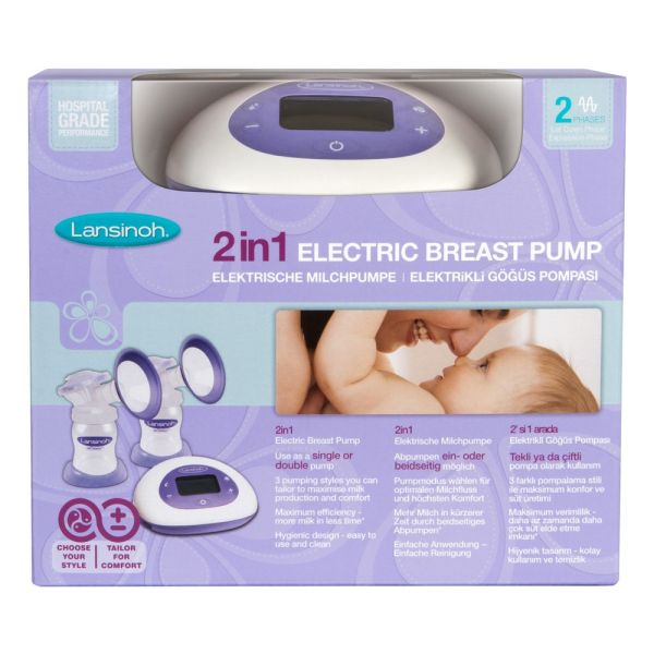 Lansinoh Borstkolf Elektrisch Dubbel Natural Wave