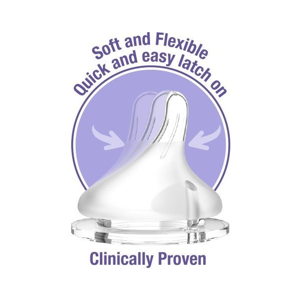 Lansinoh Flesspeen Natural Fast (2 stuks)