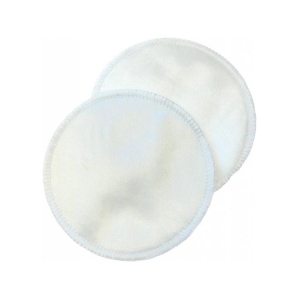 Carriwell Wasbare Zoogcompressen Zijde Wit 6st.