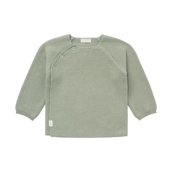 Noppies Pino Gebreid Overslagvest - Maat 50 - Iceberg Green Noppies Pino Gebreid Overslagvest - Maat 50 - Iceberg Green